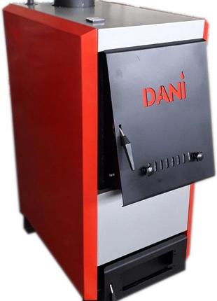 Котел твердотопливный стальной dani beaver pro 50 квт c верхним выходом дымохода