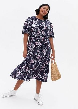 Ярусное платье,р50-52💙💙💙 2