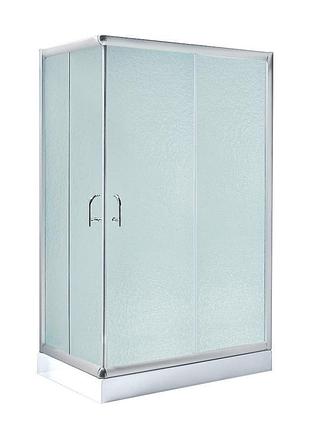 Душова кабіна lidz wawel sc120x80.sat.low.fr, скло frost 5 мм + lidz душовий піддон kapielka st120x80х14