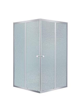 Душова кабіна lidz wawel sc80x80.sat.low.fr, скло frost 4 мм без піддона