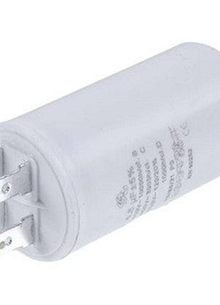 Пусковой конденсатор для стиральной машины cbb60 4.5uf 450v 32x58mm (под гайку, 4 клеммы)