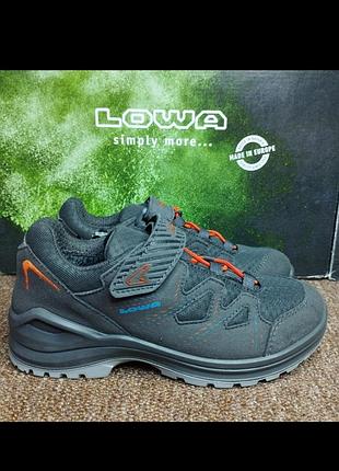 Дитячі непромокаючі туристичні кросівки lowa innox evo ii gtx lo графіт