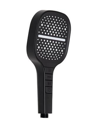 Лейка для ручного душа qtap rucni 130x130 мм qtruc125blm45957 black matt