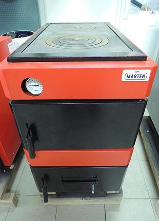 Твердотопливный котел marten base 17v квт до 170 кв. м (с плитой)