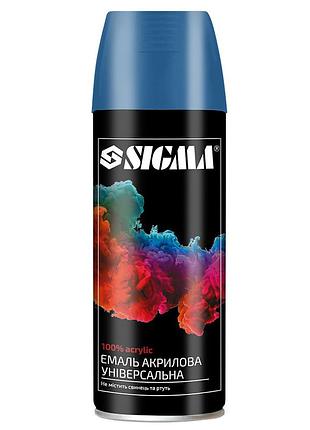 Эмаль аэрозольная акриловая 400мл ral 5002 ультрамариново-синий глянец sigma (2737141)