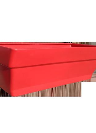 Грядка пластиковая 210 л красная