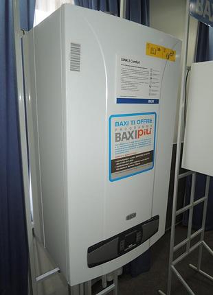 Настінний конденсаційний газовий котел baxi luna duo-tec 24 ga опалювальна площа до 240 м2