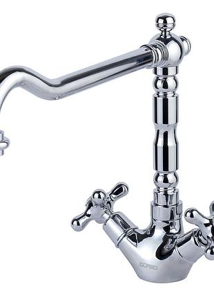 Смеситель arno 1/2" для кухни г-излив на шпильке corso 9679100 (fe-5b252c)