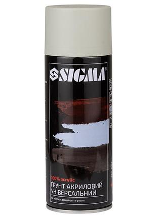 Грунт аэрозольный акриловый 400мл ral 7015 серый sigma (2737521)