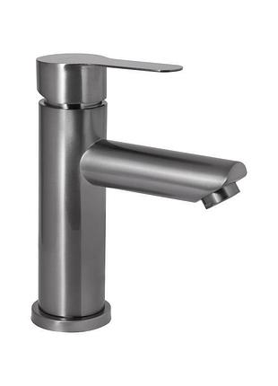 Смеситель для раковины brinex pure 001f низкий graphite bripur001fgrp