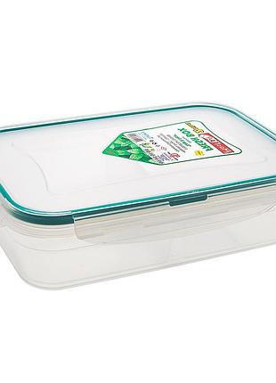 Контейнер fresh box 2 отсека 0,5 л + 0,5 л прозрачный