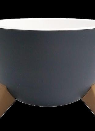 Горщик для квітів ufo 10 л антрацитовий