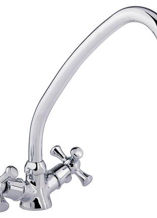 Смеситель для кухни lidz lamb 271f двухвентильный ldlam271fcrm21889 chrome