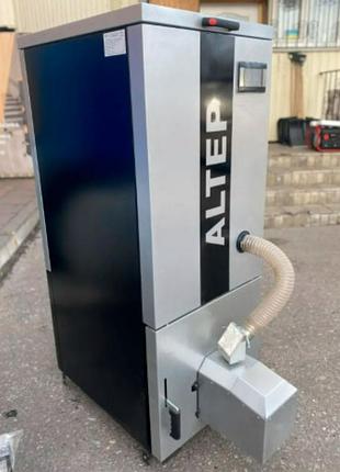 Інноваційний пелетний котел з автоподачей альтеп pellets 25 квт з пальником, автоматикою, бункером