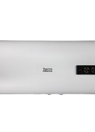 Водонагреватель электрический thermo alliance 80 л плоский горизонтальный, мокрый тэн 2 квт (0,8+1,2) dt80h20g(pd)