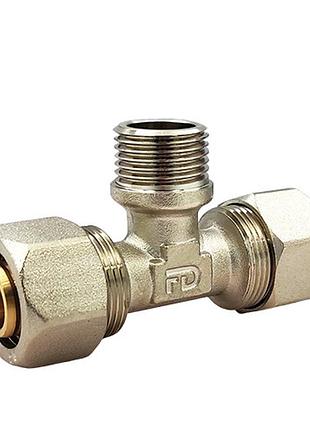 Обжим тройник наружный fado 16х1/2"х16