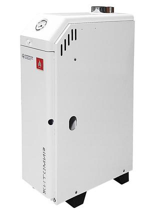 Дымоходный напольный газовый котел атем житомир 3 кс-гв-010сн с автоматикой sit италия, двухконтурный