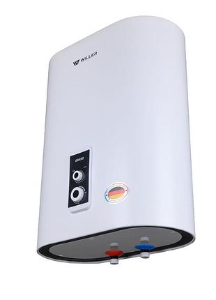 Электрический плоский бойлер сухой тэн willer ev30dr grand 30-100л / накопительный водонагреватель виллер