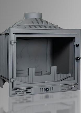 Печь-камин ferguss "fgs lux 20"/ фергус "фгс люкс 20" 10,5 квт 122 кг 670х692х430мм