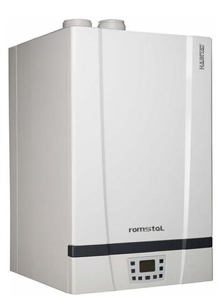Газовый котел конденсационный romstal habitat 70k одноконтурный 65.6 квт (50-30 °c)