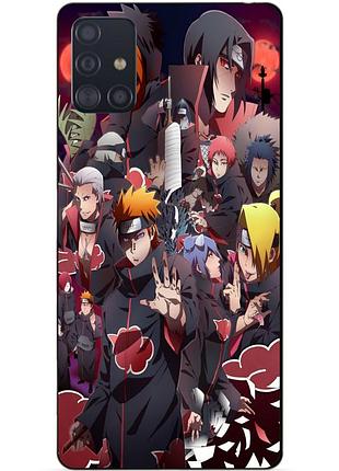 Чехол силиконовый бампер для samsung a51 с рисунком наруто naruto аниме