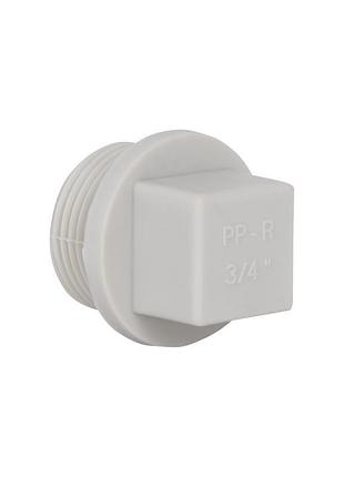 Заглушка ppr thermo alliance с резьбой 20х3/4" нр