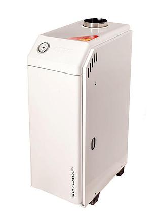 Дымоходный напольный газовый котел атем житомир 3 кс-гв-020н с автоматикой sit италия 22.5kw, одноконтурный