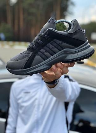 Топові чоловічі кросівки adidas дуже зручні кольору хакі кеди