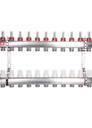 Колектор із витратомірами thermo alliance standart 1" 11 виходів sd00411