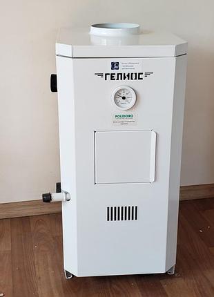 Дымоходный напольный газовый котел гелиос аогв 16д маг с автоматикой «sit group» италия 16квт, одноконтурный универсального подключения