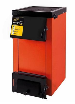 Стальной твердотопливный котел (с плитой) thermo alliance magnum ssf 16
