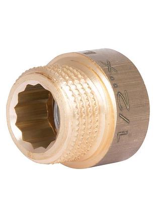Удлинитель латунный thermo alliance standart 1/2"вн, l=10 мм sd4221510