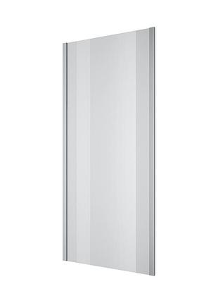 Бокова стінка, безпрофільна cube 900*1950мм, chrome, скло 6мм clear