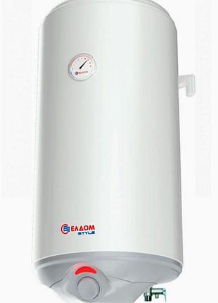 Электрический бойлер eldom style 100 72270w (100л) / накопительный водонагреватель элдом