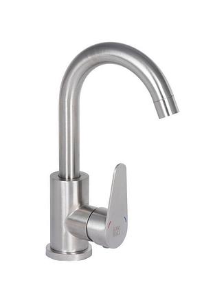 Смеситель для кухни lidz vida 015f2 (k35) ldvid015f2nks43353 nickel
