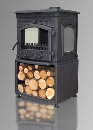 Печь-камин flame stove "fs-014st"/ флейм стов "фс-014ст" 9 квт 139 кг 650х550х1000мм