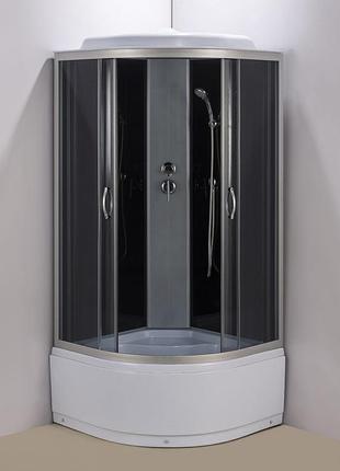 Гидромассажный бокс aquastream gls 90 black / аквастрим гидромассажная кабина бокс