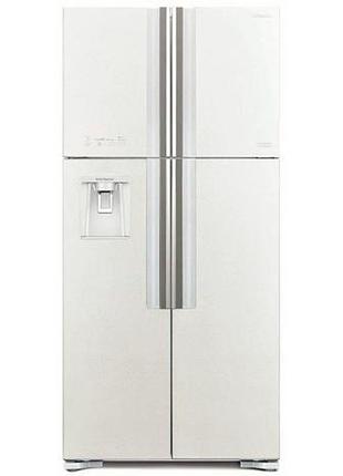Холодильники hitachi r-w660puc7gpw многодверный белый