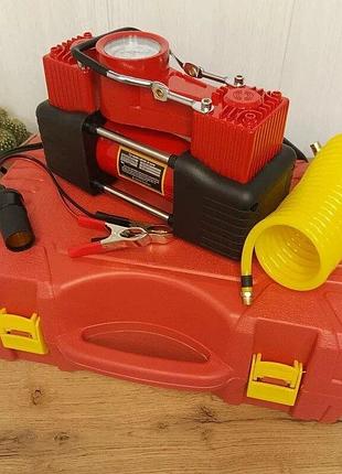 Автомобільний компресор у кейсі червоний red, ma810 (1ящ.=6шт.)