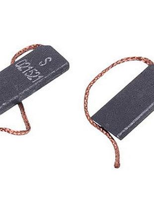 Щетки двигателя для стиральной машины bosch 00021521 skl (2 шт) стержень (без корпуса, цельная) 12.5x5x32