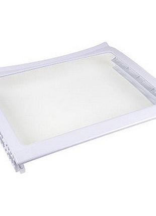 Полка (нижняя) для холодильника samsung da97-06440b 470x395mm (стеклянная, с обрамлением)