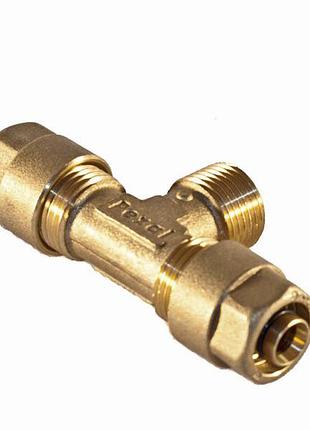 Тройник соединительный ø 20х1/2''х20 c наружной резьбой valsir 2.0 (италия)