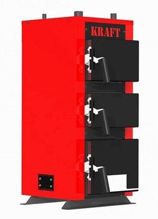 Надёжный бюджетный котел длительного горения крафт kraft k 12, механическое, без горелки