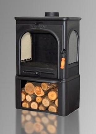Печь-камин flame stove "fs-022st"/ флейм стов "фс-022ст" 7 квт 95 кг 555х440х800мм