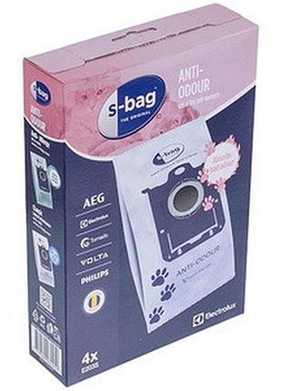 Набор мешков (4 шт) e203s s-bag anti-odour для пылесоса electrolux 900168459
