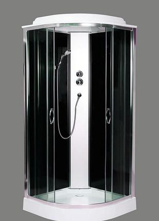 Гидромассажный бокс aquastream gls 80 black low / аквастрим гидромассажная кабина бокс