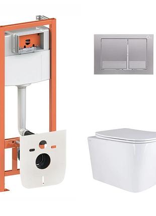 Готовое решение qtap для ванной комнаты: подвесной унитаз tern ultra quiet 525x345x360 + комплект инсталляции nest 4 в 1