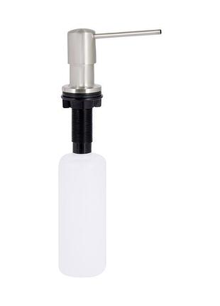 Дозатор для моющего средства lidz lk118 круглый brushed steel (ldlk118bru46400)
