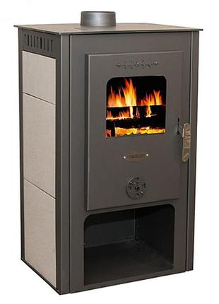 Печь камин termosistem "london" 7.5 квт 70кг 530x370x830мм (выход верх) на дровах