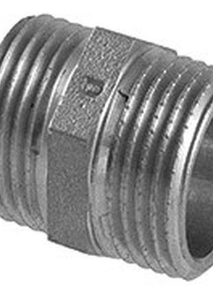 Ніпель з зр 1/2" x 1/2" (нікель)